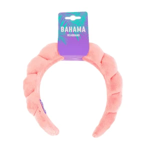 Bahama Skin Headband plyšová čelenka 1 ks korálová