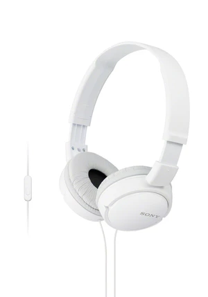 Sluchátka SONY MDR-ZX110AP handsfree bílé