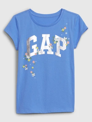 GAP Kids ́s T-shirt with metallic logo - Girls