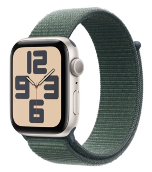 APPLE Watch SE GPS 40mm Starlight Aluminium Case with Lake Green Sport Loop