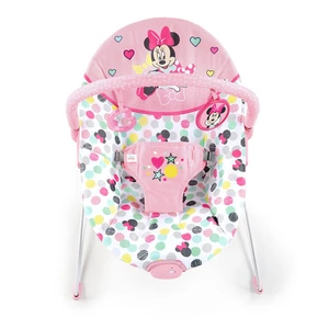 DISNEY BABY Lehátko vibrující Minnie Mouse Spotty Dotty 0m+ do 9 kg