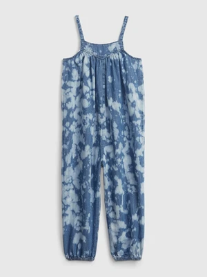 GAP Dětský overal tie-dye jeansuit z Washwell