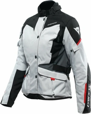 Dainese Tempest 3 D-Dry® Lady Glacier Gray/Black/Lava Red 54 Textilná bunda