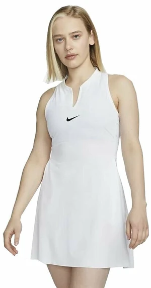 Nike Dri-Fit Advantage Tennis White/Black S Sukienka