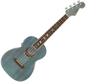 Fender Dhani Harrison Uke WN Turquoise Tenorové ukulele