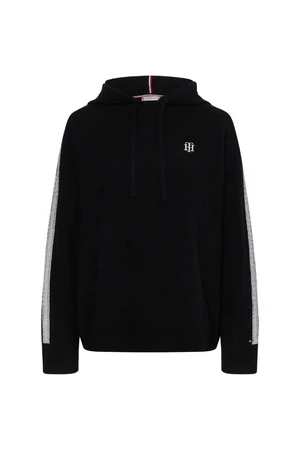 Tommy Hilfiger Sweater - TH FLEX RELAXED HOODIE SWEATER black