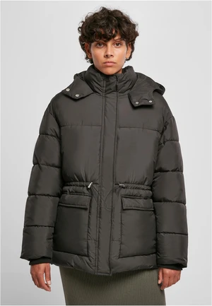 Women's Puffer waist jacket black