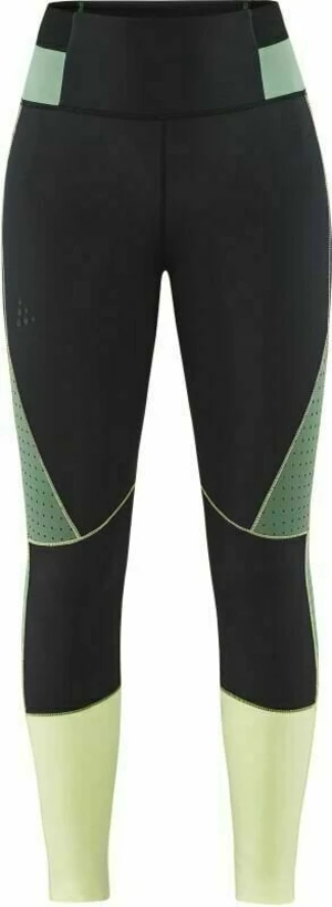 Craft PRO Charge Blocked Women's Tights Giallo/Black XS Laufhose/Leggings