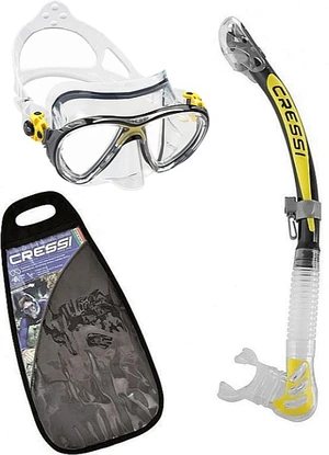 Cressi Big Eyes Evolution & Alpha Ultra Dry Set pentru scafandri