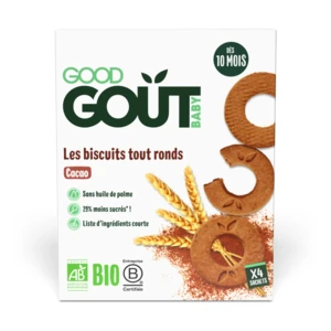 GOOD GOUT Kakaové kolieska BIO 80 g