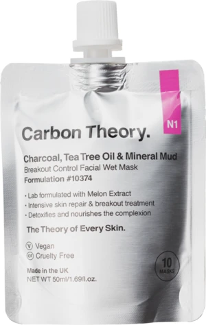 CARBON THEORY Mineral Mud Mask maska na obličej 100 ml