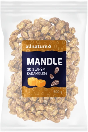 ALLNATURE Mandle slaný karamel 500 g