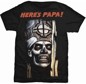 Ghost T-Shirt Here's Papa Unisex Black L