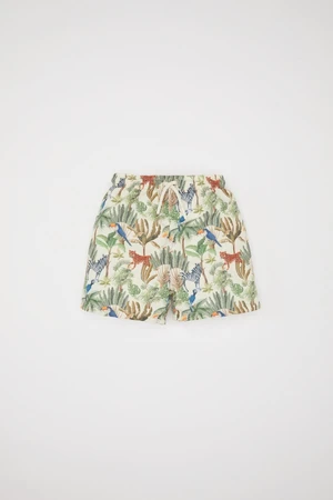 DEFACTO Baby Boy Nature Printed Swim Shorts