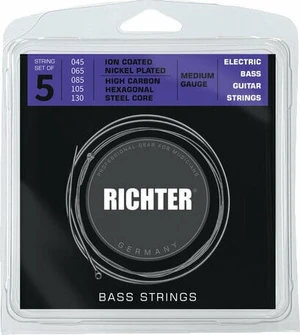 Richter Ion Coated Electric Bass 5 Strings - 045-130 Set de 5 corzi pentru bas