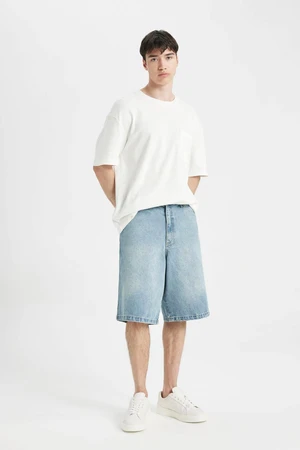 DEFACTO Baggy Jean Bermuda Shorts