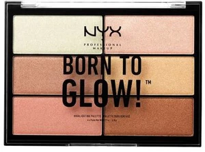 NYX PROFESSIONAL MAKEUP Born To Glow Highlighting Palette rozjasňovač 28.8 g