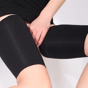 2PCS Women Thigh Band Anti-friction Solid Color Sexy Silicone Anti-scratch Protection Thigh Warm Thigh Bands Christmas Gift