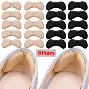 5Pairs Heel Insoles Patch Pain Relief Anti-wear Cushion Pads Feet Care Heel Protector Adhesive Back Sticker Shoes Insert Insole