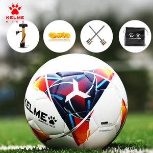 KELME KIDS Professional Football Soccer Ball TPU Size 3 Size 4 Size 5 Red Green Goal Team Match Training Balls Machine Sewing