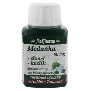 MEDPHARMA Meduňka chmel kozlík 37 tablet