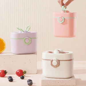 Infant Milk Powder Box Portable Food Storage Container Baby Formula Dispenser Baby Storage Dispensador