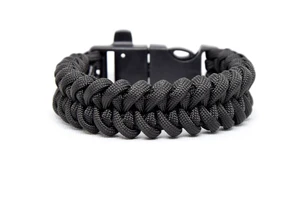 Cordell Černý náramek Paracord HJ-B-007