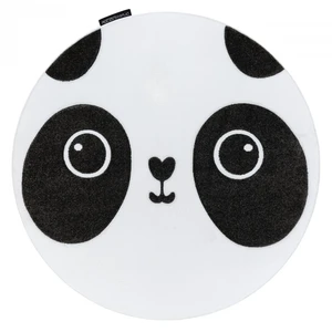 Dětský kusový koberec Petit Panda white kruh-160x160 (průměr) kruh