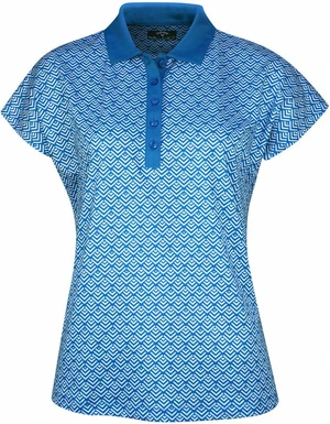 Callaway Womens Chev Geo Blue Sea Star S Camiseta polo