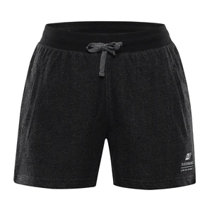 Women's sports shorts ALPINE PRO THECA black