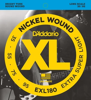 D'Addario EXL180 Cordes de basses