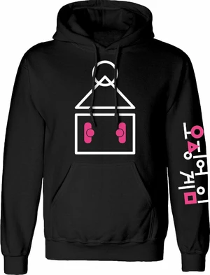 Squid Game Hoodie Symbol and Logo Black XL