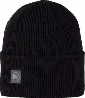 Buff Crossknit Beanie Solid Black UNI Téli sapka