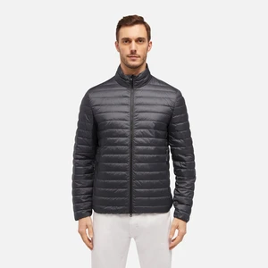 Black men's down jacket Geox Dereck - Men's