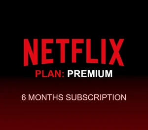 Netflix - 6 Months Premium Plan Subscription Account