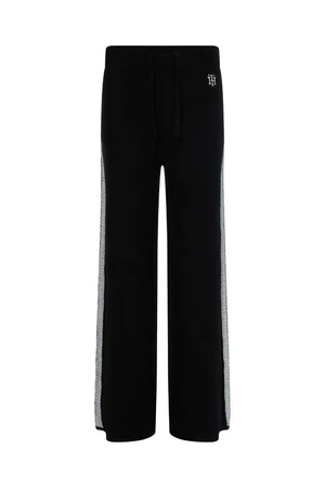 Tommy Hilfiger Tepláky - TH FLEX WIDE LEG PANT čierne