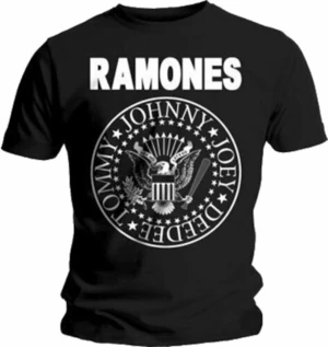 Ramones Tričko Presidential Seal Unisex Black L