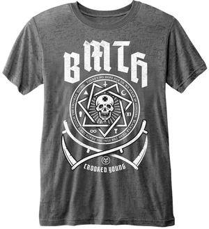 Bring Me The Horizon T-shirt Crooked Young Unisex Charcoal Grey 2XL