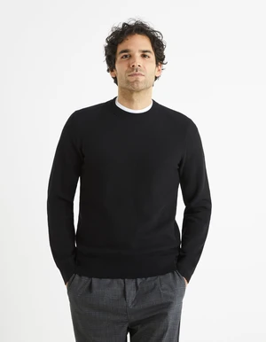 Celio Sweater Bepic with round neckline - Men