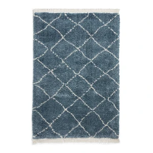 Niebieski dywan 200x290 cm Boho – Think Rugs