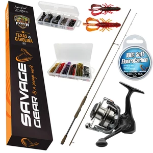 Savage gear set prutu perch academy kit 2 texas carolina kit 2,13 m 7-21 g