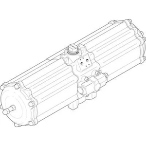 FESTO kyvný pohon 553227 DAPS-1920-090-RS3-F16-T6 Materiál puzdra: hliníková slitina k tváření  1 ks