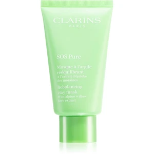 Clarins SOS Pure Rebalancing Clay Mask jílová maska pro smíšenou až mastnou pokožku 75 ml