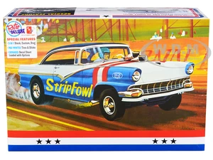 Skill 2 Model Kit 1956 Ford Victoria Hardtop 3 in 1 Kit 1/25 Scale Model by AMT