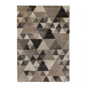 Sivo-hnedý koberec Flair Rugs Nuru, 60 x 230 cm