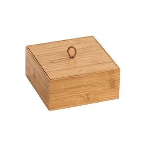 Bambusový box s vekom Wenko Terra, šírka 15 cm