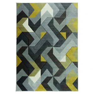 Zeleno-žltý koberec Flair Rugs Aurora, 120 × 170 cm