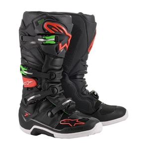 Moto boty Alpinestars Tech 7 černá/červená/zelená  černá/červená/zelená  44,5