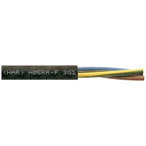 Faber Kabel 050019 el. kábel hadicový H05RR-F 2 x 0.75 mm² čierna metrový tovar