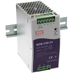 Sieťový zdroj na DIN lištu Mean Well WDR-240-24 24 V / DC 10 A 240 W 1 x